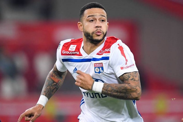 Depay đang có phong độ tốt trước khi bị chấn thương.