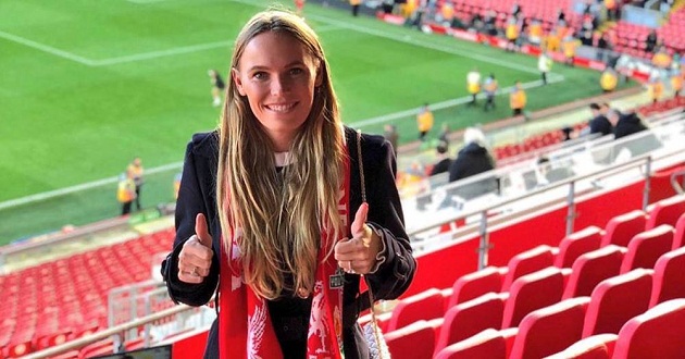 Ảnh bài viết Caroline Wozniacki lên kế hoạch ăn mừng chức vô địch EPL ở Anfield