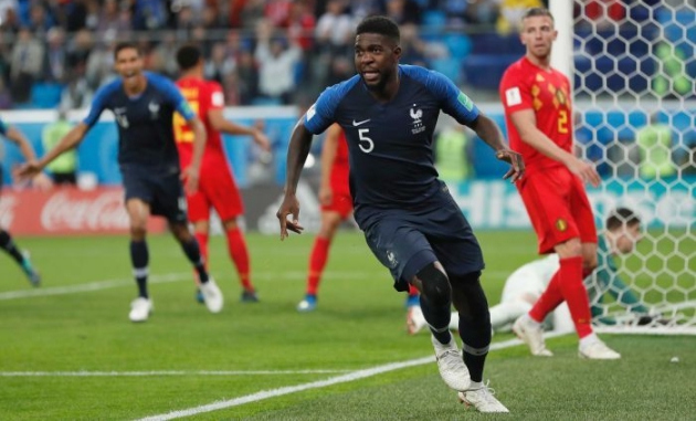 Umtiti cùng tuyển Pháp vô địch World Cup 2018.