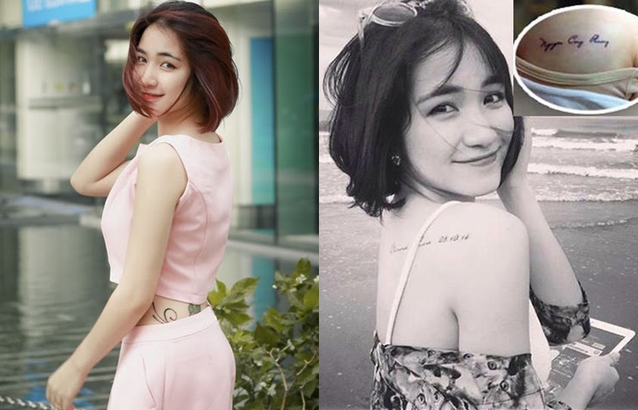 Ảnh bài viết Hình xăm sau lưng Hòa Minzy có liên quan đến Công Phượng?