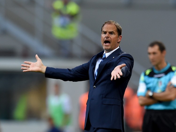 Frank de Boer vẫn còn quá nhiều việc phải làm trong chặng đường sắp tới của Inter Milan. Ảnh: Internet.