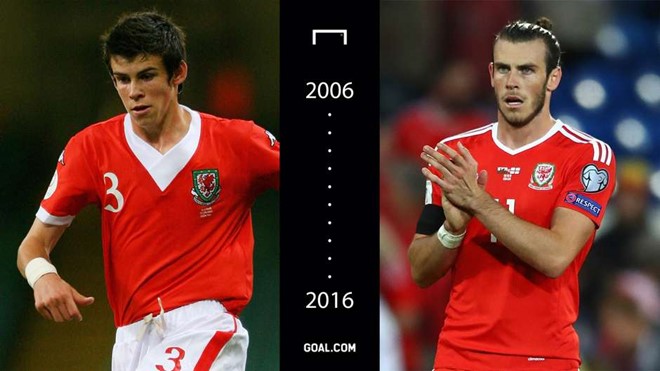 Gareth Bale: Xuất thân từ vị trí hậu vệ, tài năng của siêu sao người xứ Wales được phát huy tối đa khi được đẩy lên đá như một tiền đạo cánh và giờ, anh đang là một trong những ngôi sao sáng nhất của bóng đá thế giới. Ảnh: Internet.
