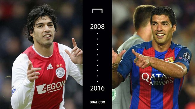 Luis Suarez: Từ khi còn khoác áo Ajax, Luis Suarez đã là một chân sút có số có má tại giải vô địch Hà Lan. Ảnh: Internet.