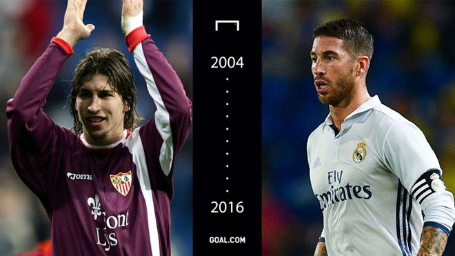 Sergio Ramos: Từ một cầu thủ trung thành với mái tóc dài, trung vệ người Tây Ban Nha đã quyết định chuyển sang kiểu tóc undercut nam tính và nhận được sự ủng hộ từ người hâm mộ. Ảnh: Internet.