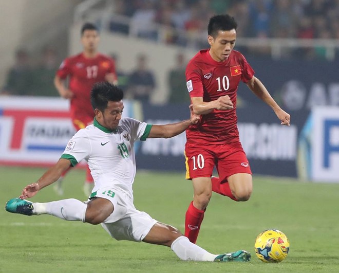ĐT Việt Nam sau hai mươi năm vẫn không thắng được Indonesia tại AFF Cup. Ảnh: Tùng Lê.