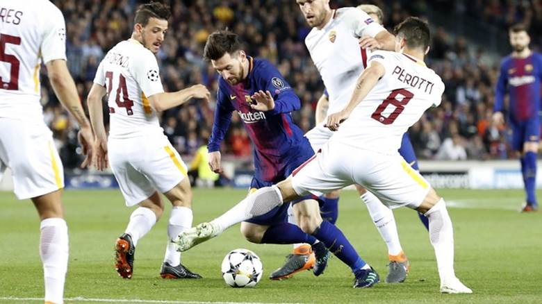 Một mình Messi phải gồng gánh cả tập thể Barcelona thiếu sức sống.