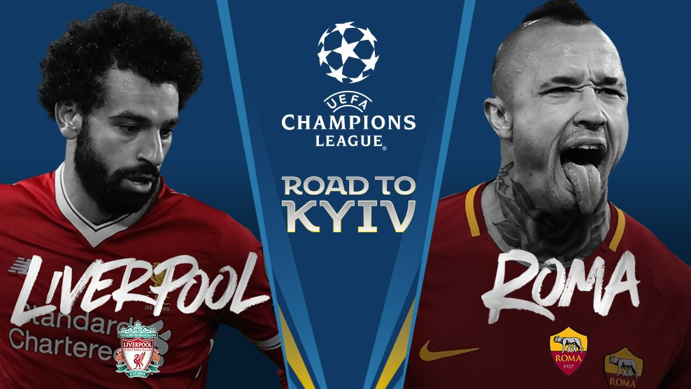 Liverpool và AS Roma gợi cho người hâm mộ nhớ về chung kết cúp C1 châu Âu năm 1984. Ảnh: UEFA.