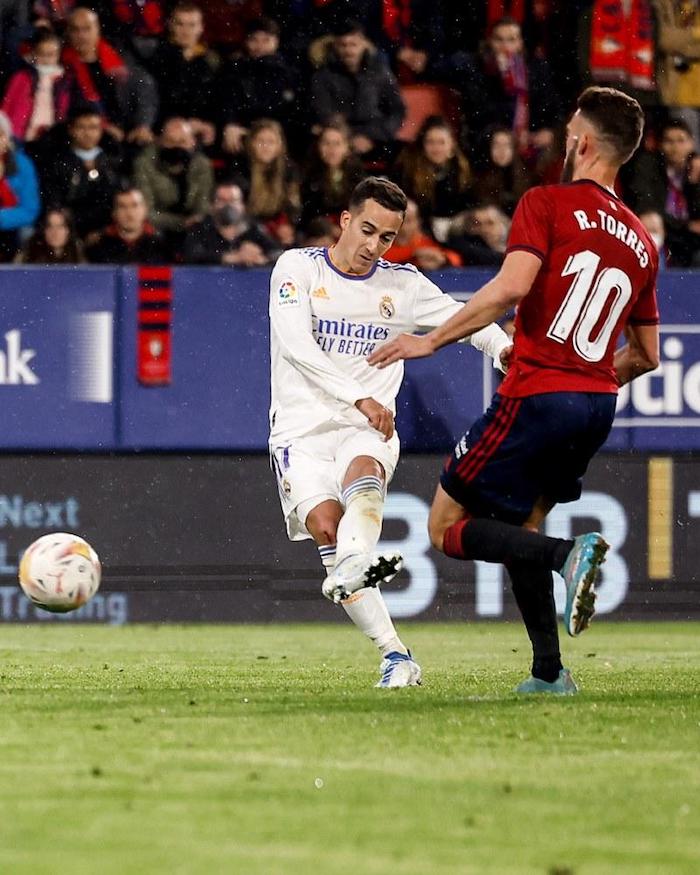 Cuối trận, Lucas Vazquez ghi bàn ấn định chiến thắng 3-1 cho đội bóng Hoàng gia Tây Ban Nha