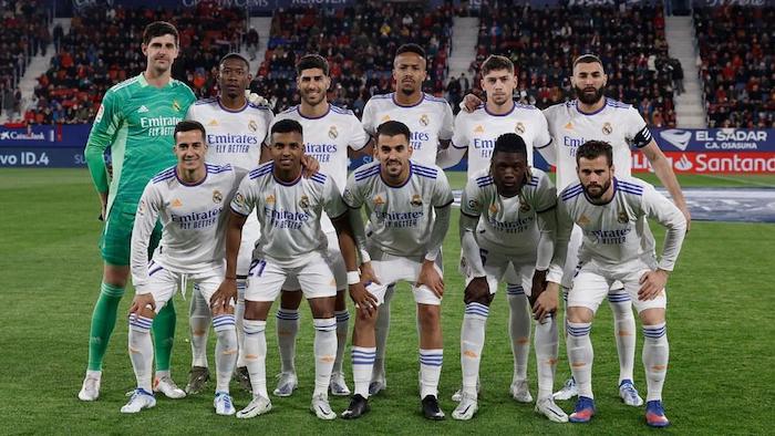Đội hình xuất phát của Real Madrid trận làm khách trên sân Osasuna ở vòng 33 La Liga