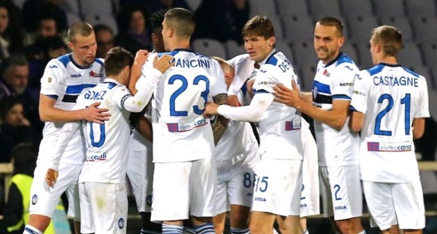 Atalanta đã liên tục vượt lên dẫn trước...