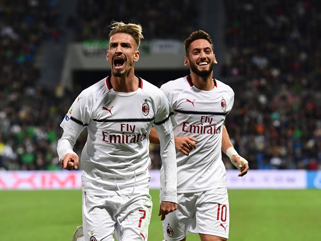 AC Milan từng giành chiến thắng 4-1 trước Sassuolo ở lượt đi.