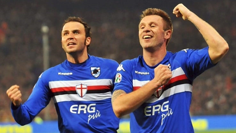 Bộ đôi Pazzini - Cassano đã nhiều lần gieo nỗi khiếp sợ cho mọi hàng thủ Serie A.