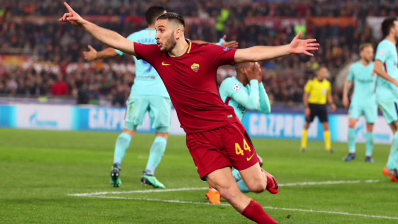 Tuy nhiên, ở cuộc tái đấu tại Olimpico, 3 bàn thắng của Edin Dzeko, Daniele de Rossi và Kostas Manolas đã giúp Giallorossi tạo nên cơn địa chấn, hất văng "gã khổng lồ" Barcelona và thẳng tiến vào bán kết.