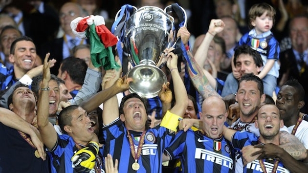 Inter Milan vô địch UEFA Champions League vào mùa giải 2009 - 2010.