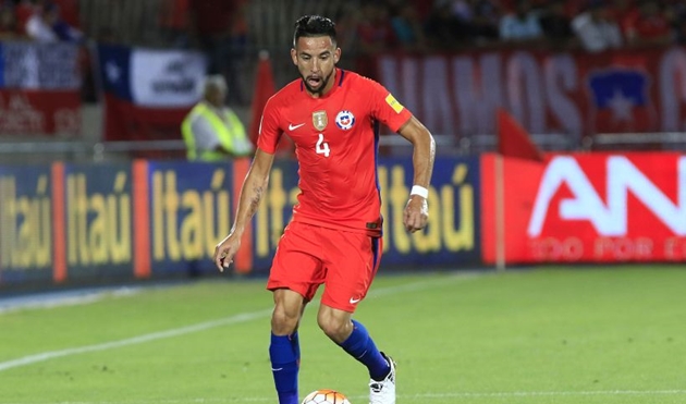 =6. Mauricio Isla cũng đã có 113 lần ra sân cùng La Roja.