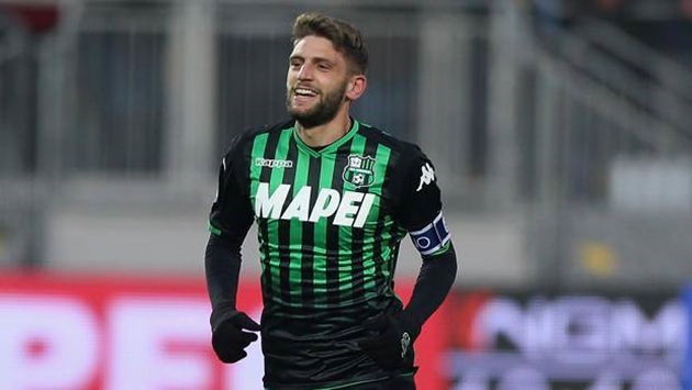 6. Domenico Berardi: Tiền đạo người Italia từng là mục tiêu theo đuổi của AC Milan, Liverpool. Nhưng đến thời điểm này, anh vẫn đang khoác áo Sassuolo.