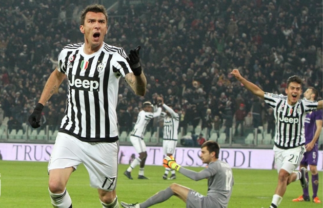 Trong màu áo sọc trắng đen, Mandzukic đã ghi tổng cộng 44 bàn thắng sau 162 trận.