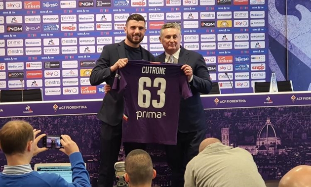 Tháng 1/2020, Cutrone trở về Serie A, khoác áo Fiorentina theo 1 bản hợp đồng cho mượn có thời hạn 18 tháng.
