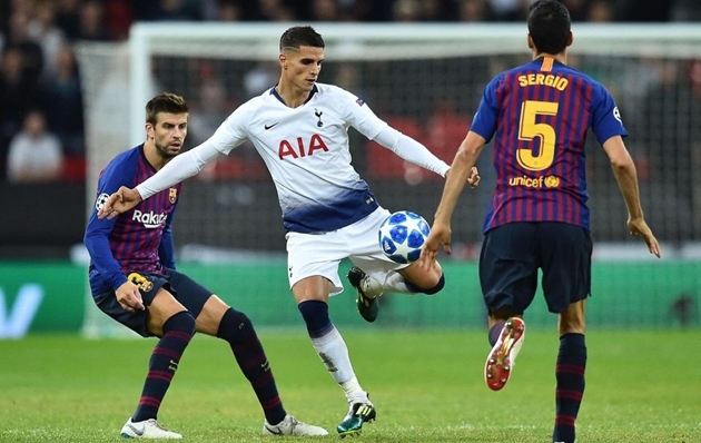 9. Erik Lamela: Tiền đạo người Argentina đã ghi được 11 lần sút tung mành lưới đối phương sau 37 lần ra sân ở đấu trường châu Âu cùng với Tottenham.