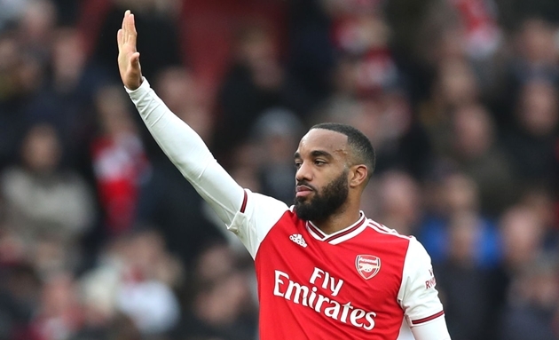 Tính đến thời điểm hiện tại, Lacazette đã có 45 bàn thắng sau 114 trận đấu trong màu áo Arsenal.