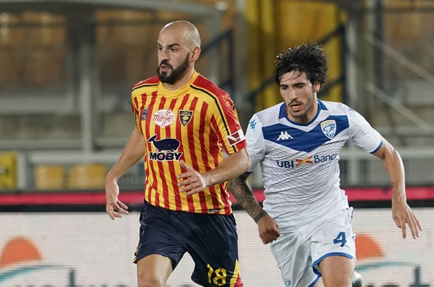 Xuống Serie B ở mùa giải 2020 - 2021: SPAL, Brescia, Lecce.