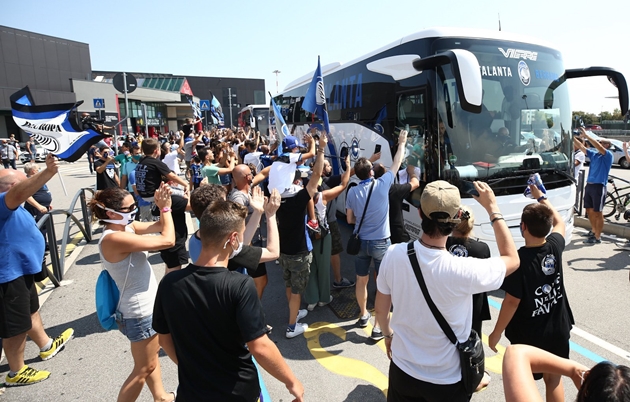 Ảnh bài viết Sau thất bại trước PSG, Atalanta được chào đón như nhà vô địch Champions League