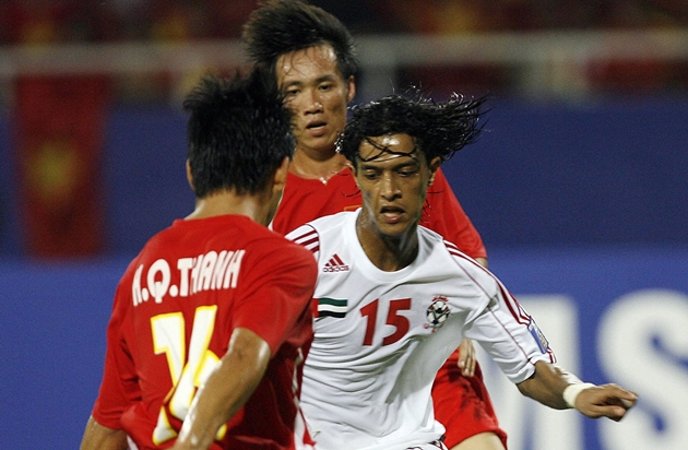 Đội tuyển Việt Nam đánh bại UAE ở Asian Cup 2007.