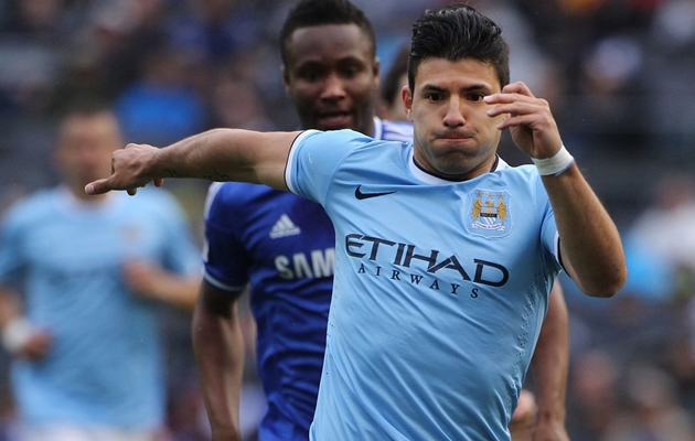 Trung phong: Sergio Aguero. Với 180 bàn thắng ở Premier League, El Kun đang là chân sút xuất sắc nhất lịch sử Manchester City.