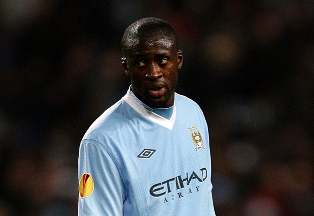 Tiền vệ công: Yaya Toure.