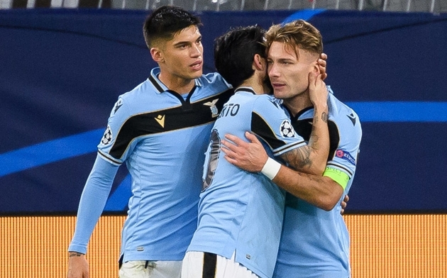 5. Lazio: Đội bóng thủ đô Italia đã gây bất ngờ ngay trong lần đầu tiên góp mặt ở vòng bảng UEFA Champions League sau 13 năm. Hiện tại, họ đang giữ thành tích 2 thắng và 3 hòa ở bảng F.