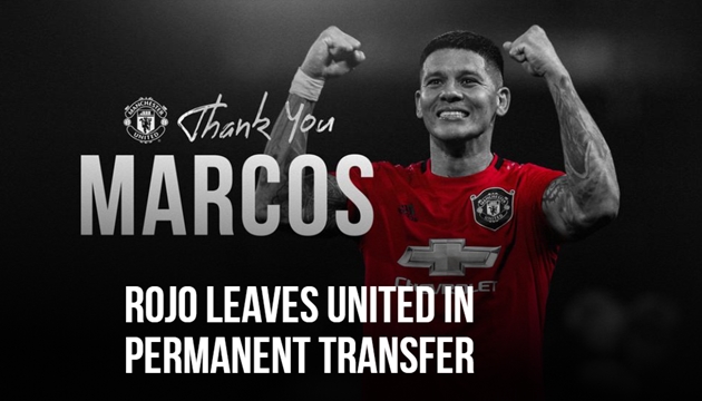 Ảnh bài viết CHÍNH THỨC: Man Utd tiễn Marcos Rojo đi về nhà
