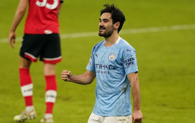 =8. Ilkay Gundogan: 12 bàn thắng. Nhiều người sẽ cảm thấy bất ngờ khi cựu tiền vệ Dortmund đang dẫn đầu danh sách ghi bàn của Manchester City.