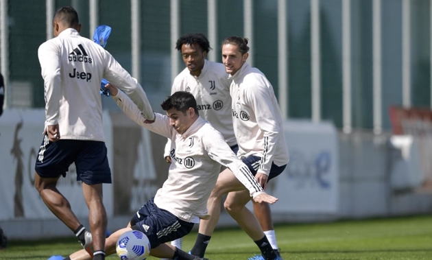 Alvaro Morata, Adrien Rabiot... cũng cảm thấy rất phấn khích.