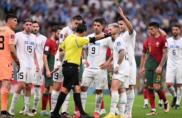 Uruguay chơi rất tệ trước Bồ Đào Nha.