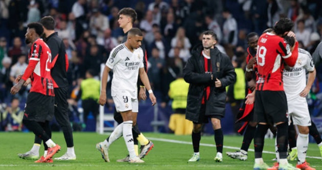 Ảnh bài viết Real Madrid 1-3 AC Milan: Thua tâm phục khẩu phục tại Bernabeu