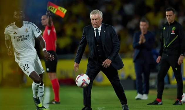 Ảnh bài viết 6 điểm nhấn Las Palmas 1-1 Real Madrid: Vinicius giữ quyền ưu tiên; Cơn thịnh nộ của Ancelotti