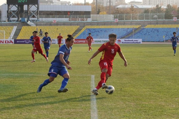 Lê Văn Xuân - nhân tố chơi hay nhất bên phía U23 Việt Nam. Ảnh: AFC.