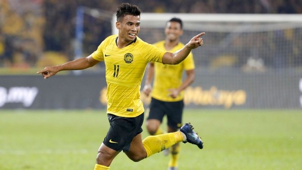 Safawi Rasid là tác giả bàn mở tỷ số.
