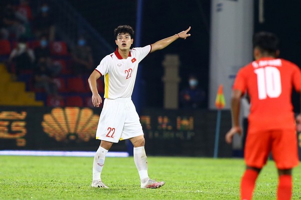 Lương Duy Cương đã chơi tốt tại giải U23 Đông Nam Á 2022.