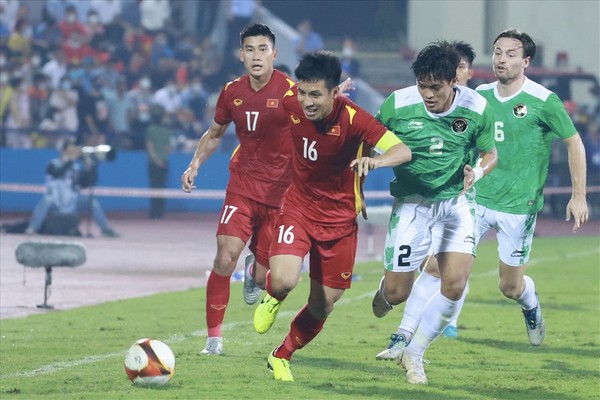 Những pha phối hợp nhóm nhỏ cần được U23 Việt Nam phát huy ở trận tới. Ảnh: Hải Nguyễn (Lao Động).