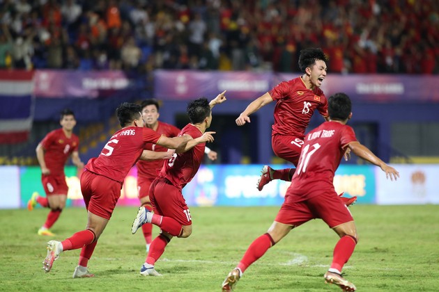 U22 Việt Nam đã có nhiều nét tiến bộ qua từng trận. Ảnh: Vietnamnet.