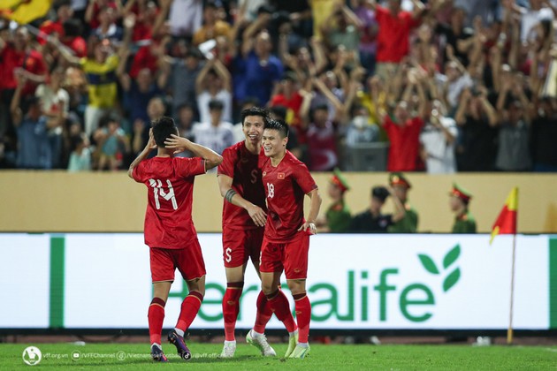 ĐT Việt Nam chơi xuất sắc dịp FIFA Days tháng 6. Ảnh: VFF.