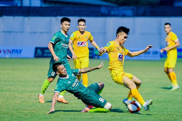 Thanh Hóa giành thắng lợi tối thiểu trước Phù Đổng tại vòng tứ kết Cúp Quốc gia 2023. Ảnh: VPF.
