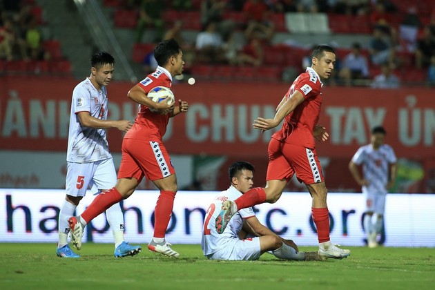 Hải Phòng phơi áo trước Sabah FC. Ảnh: Vietnamnet.