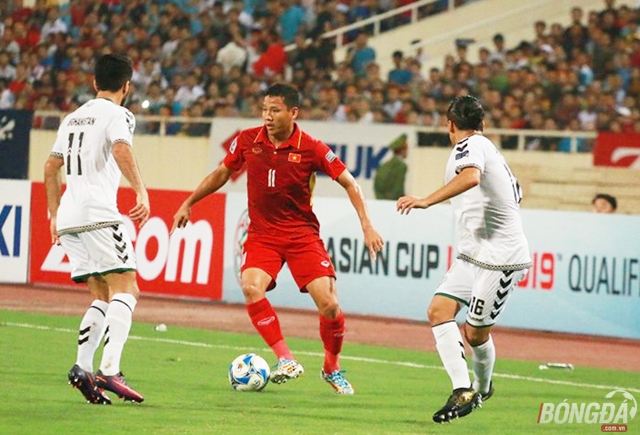 ĐT Việt Nam chính thức giành vé dự VCK Asian Cup 2019. Ảnh Giang Nguyễn.