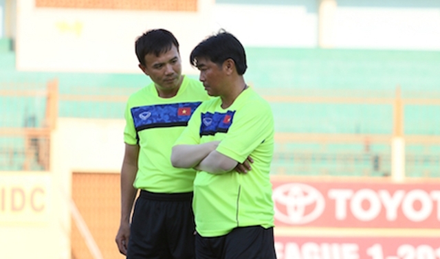 HLV Trần Minh Chiến từng là trợ lý cho HLV Hoàng Anh Tuấn.