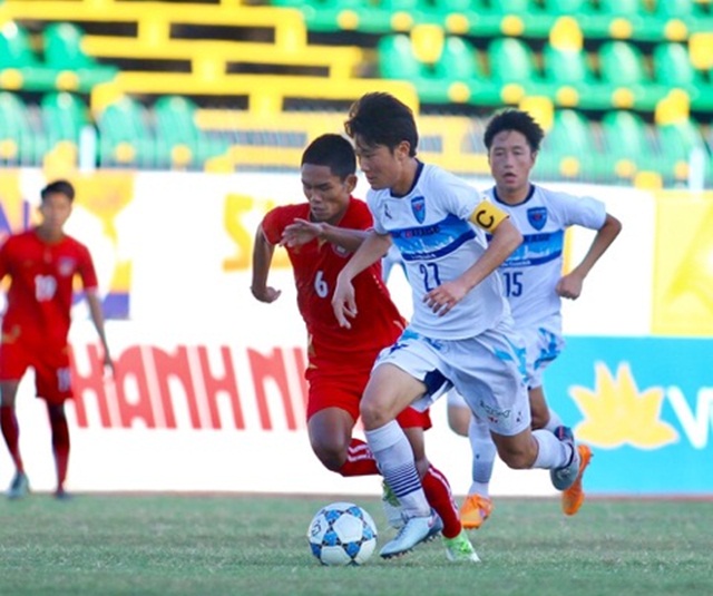 Ảnh bài viết U21 Yokohama tiếp tục thị uy sức mạnh, HLV U21 Myanmar “tâm phục khẩu phục”