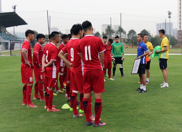 U19 Việt Nam đang chuẩn bị cho Suwon JS Cup 2018.