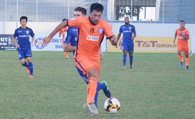 Merlo không thể tạo ra sự khác biệt trước Bình Dương. Ảnh: Viết Định