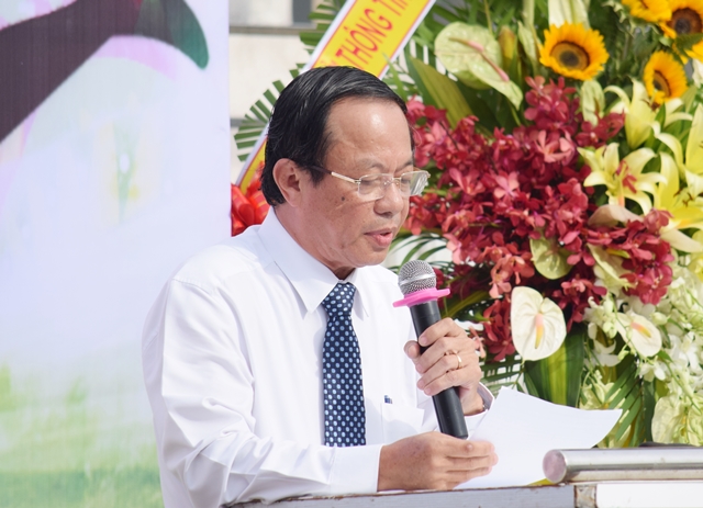 Ông Nguyễn Văn Lưỡng – Phó chủ tịch Thường trực Hội nhà báo Việt Nam TP Đà Nẵng phát biểu khai mạc giải.